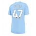Tanie Strój piłkarski Manchester City Phil Foden #47 Koszulka Podstawowej dla damskie 2023-24 Krótkie Rękawy